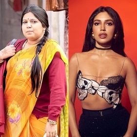 Bhumi Pednekar before and after. Bhumi Pednekar before and after.