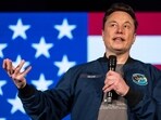 LANCASTER, PENNSYLVANIA - OCTOBER 26: SpaceX and Tesla founder Elon Musk speaks during an America PAC town hall on October 26, 2024 in Lancaster, Pennsylvania. Musk has donated more than $75 million to America PAC, which he co-founded with fellow Silicon Valley venture capitalists and tech businessmen to support Republican presidential nominee, former U.S. President Donald Trump.   Samuel Corum/Getty Images/AFP (Photo by Samuel Corum / GETTY IMAGES NORTH AMERICA / Getty Images via AFP)