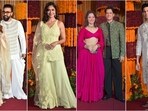 Let's take a look at who wore what at Ramesh Turani's Diwali party.