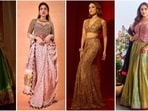 Diwali is just around the corner, and Bollywood is celebrating in full swing! With back-to-back Diwali parties, celebs are stepping out in their most stylish ethnic looks. From elegant sarees to glamorous lehengas, our B-town divas are truly slaying the festive fashion game. Let’s take a look at some of their enchanting outfits.&nbsp;
