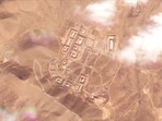 A satellite image shows Khojir rocket motor casting facility, near Teheran, Iran October 24, 2024. 2024 Planet Labs Inc/Handout.