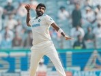 Pune: India's Jasprit Bumrah on the first day of the second Test between India and New Zealand Pune: India's Jasprit Bumrah on the first day of the second Test between India and New Zealand