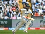India's Virat Kohli runs between the wickets during the third day of the second Test cricket match. (Photo by Punit PARANJPE / AFP) / India's Virat Kohli runs between the wickets during the third day of the second Test cricket match. (Photo by Punit PARANJPE / AFP) /