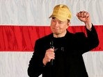 Tesla CEO and X owner Elon Musk, who supports Republican presidential nominee former U.S. President Donald Trump, gestures as he speaks about voting during an America PAC Town Hall in Folsom, Pennsylvania, U.S., October 17, 2024.