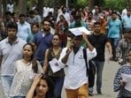 ADRE grade 4 examination is being held on Sunday, October 27, 2024 amid internet suspension across Assam. (Karun Sharma/HT file)