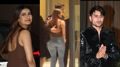 Palak Tiwari and Ibrahim Ali Khan were seen together at a party. Palak Tiwari and Ibrahim Ali Khan were seen together at a party.