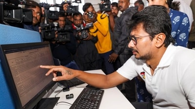 Tamil Nadu's deputy chief minister Udhayanidhi Stalin (PTI file photo) Tamil Nadu's deputy chief minister Udhayanidhi Stalin (PTI file photo)