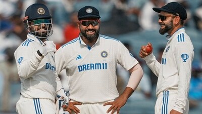India's captain Rohit Sharma, Virat Kohli and Rishabh Pant during a match. (PTI) India's captain Rohit Sharma, Virat Kohli and Rishabh Pant during a match. (PTI)