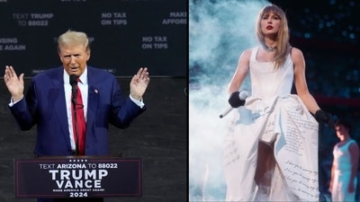 Pennsylvania Senator John Fetterman was 'astonished' by Donald Trump's impact in the battleground state (AP Photo/Ross D. Franklin, @taylorswift/Instagram) Pennsylvania Senator John Fetterman was 'astonished' by Donald Trump's impact in the battleground state (AP Photo/Ross D. Franklin, @taylorswift/Instagram)