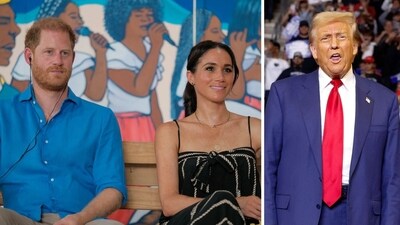 Donald Trump being re-elected could be ‘bad news for Harry and Meghan,’ expert claims (Colombia Vice Presidency/Handout via REUTERS, photo by Anna Moneymaker / GETTY IMAGES NORTH AMERICA / Getty Images via AFP) Donald Trump being re-elected could be ‘bad news for Harry and Meghan,’ expert claims (Colombia Vice Presidency/Handout via REUTERS, photo by Anna Moneymaker / GETTY IMAGES NORTH AMERICA / Getty Images via AFP)