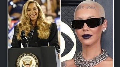 Beyonce and Amber Rose (AP)