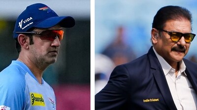 Gautam Gambhir and Ravi Shastri Gautam Gambhir and Ravi Shastri