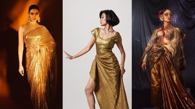 Designer-inspired gold outfits to steal the spotlight this Diwali Designer-inspired gold outfits to steal the spotlight this Diwali