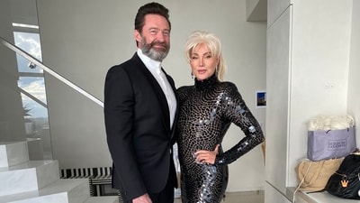 Hugh Jackman's ex-wife Deborra Lee-Furness suspected his bond with Sutton Foster during their Broadway show. (@@RealHughJackman/X) Hugh Jackman's ex-wife Deborra Lee-Furness suspected his bond with Sutton Foster during their Broadway show. (@@RealHughJackman/X)