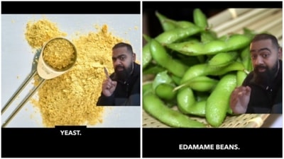 Dr Karan Rajan suggested food items that can help us hit the daily protein intake, boost production of beneficial bacteria in the gut and reduce gut inflammation. (Instagram/@drkaranrajan) Dr Karan Rajan suggested food items that can help us hit the daily protein intake, boost production of beneficial bacteria in the gut and reduce gut inflammation. (Instagram/@drkaranrajan)