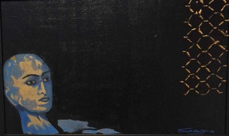 An artwork from the latest series by Suniti Khastgir. An artwork from the latest series by Suniti Khastgir.