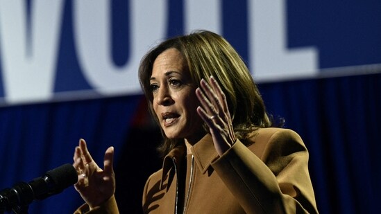 Will Kamala vote for Kamala? US VP's namesake recounts bizarre moments of mistaken identity (Photo by Brendan SMIALOWSKI / AFP) (AFP)