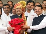 Bharatiya Janata Party (BJP) leader Rahul Narwekar with deputy CM Devendra Fadnavis. (ANI) Bharatiya Janata Party (BJP) leader Rahul Narwekar with deputy CM Devendra Fadnavis. (ANI)