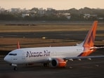 An Akasa Air passenger aircraft taxis on the tarmac at Chhatrapati Shivaji International Airport in Mumbai, India, (File image)