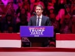 Comedian Tony Hinchcliffe speaks during a rally for Republican presidential nominee and former U.S. President Donald Trump at Madison Square Garden, in New York, U.S., October 27, 2024. REUTERS/Andrew Kelly
