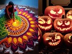 This year, Diwali and Halloween fall on the same day - Thursday, October 31. Here are five unique decor ideas to blend the two...