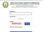 TNPSC group 4 result 2024 announced at tnpsc.gov.in(Official website/screenshot)