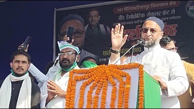 AIMIM president Asaduddin Owaisi (Fil Photo/HT) AIMIM president Asaduddin Owaisi (Fil Photo/HT)