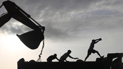 BMC issued stop-work notices to two construction sites on Saturday evening for failing to comply with air pollution control guidelines. Representational Image. (AP Photo/Rafiq Maqbool, File) (AP) BMC issued stop-work notices to two construction sites on Saturday evening for failing to comply with air pollution control guidelines. Representational Image. (AP Photo/Rafiq Maqbool, File) (AP)