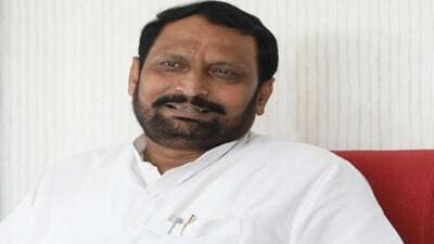 Laxman Savadi, who served as the deputy chief minister in BS Yediyurappa’s government after facilitating defections from the Congress and JD(S) during the last term, shifted allegiances to Congress after being denied a BJP ticket in the recent assembly elections (File photo)