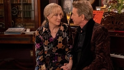 Meryl Streep and Martin Short's characters Loretta Durkin and Oliver Putnam are in a relationship on Only Murders in the Building. (Hulu/Disney+ Hotstar) Meryl Streep and Martin Short's characters Loretta Durkin and Oliver Putnam are in a relationship on Only Murders in the Building. (Hulu/Disney+ Hotstar)