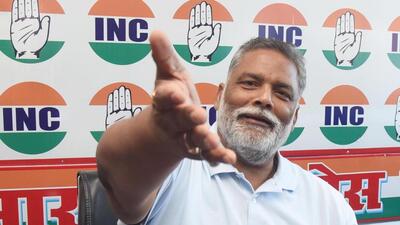 Pappu Yadav addressing a press conference at his residence in Patna (HT File Photo/Santosh Kumar) Pappu Yadav addressing a press conference at his residence in Patna (HT File Photo/Santosh Kumar)