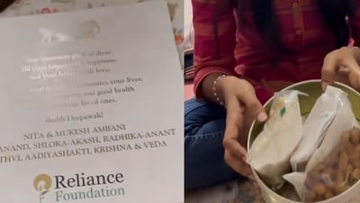 Reliance employees received similar Diwali gifts last year too. (Instagram) Reliance employees received similar Diwali gifts last year too. (Instagram)