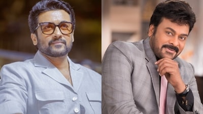 Suriya had nothing but praise for Chiranjeevi, calling him his inspiration. Suriya had nothing but praise for Chiranjeevi, calling him his inspiration.