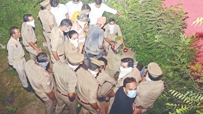 The spot where the body was exhumed. (Sourced) The spot where the body was exhumed. (Sourced)