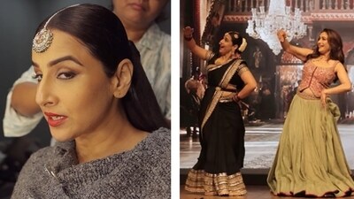 Vidya Balan reacted to the on-stage incident during live performance with Madhuri Dixit. Vidya Balan reacted to the on-stage incident during live performance with Madhuri Dixit.