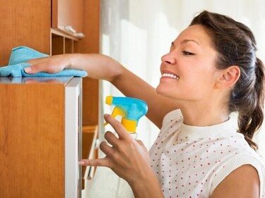 Researchers found 45 potentially toxic chemicals that are used in many consumer and household products such as vinyl flooring, personal care and cleaning products, building materials and home furnishings. (Shutterstock)