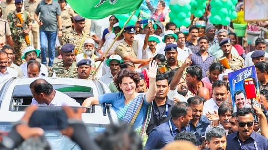 Congress general secretary and candidate for Wayanad by-elections, Priyanka Gandhi Vadra. (ANI)