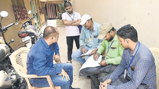 The country’s population count was conducted every 10 years since 1951, but the census work in 2021 could not be carried out due to the pandemic. (HT Photo)