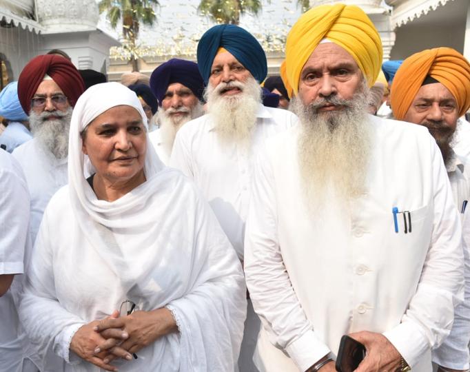 Bibi Jagir Kaur, the Shiromani Akali Dal rebel group candidate for SGPC president’s post, at Teja Singh Samundri Hall in Amritsar on Monday. (Sameer Sehgal/HT) Bibi Jagir Kaur, the Shiromani Akali Dal rebel group candidate for SGPC president’s post, at Teja Singh Samundri Hall in Amritsar on Monday. (Sameer Sehgal/HT)