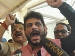 AIMIM leader Waris Pathan.