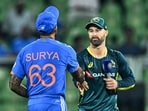 Suryakumar Yadav and Australia's Matthew Wade