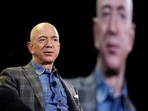 Amazon CEO Jeff Bezos speaks at the Amazon re:MARS convention in Las Vegas on June 6, 2019.  