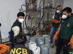 NCB said the raid was conducted following information that a laboratory had been established in the NCR for production of synthetic drugs NCB said the raid was conducted following information that a laboratory had been established in the NCR for production of synthetic drugs