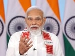 Prime Minister Narendra Modi speaks during distribution of  over 51,000 appointment letters under Rozgar Mela.