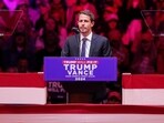 Comedian Tony Hinchcliffe speaks during a rally for Republican presidential nominee and former U.S. President Donald Trump at Madison Square Garden, in New York, U.S., October 27, 2024. REUTERS/Andrew Kelly