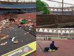 Diljit Dosanjh's two-day concert left Delhi's JLN stadium in a sorry state. Diljit Dosanjh's two-day concert left Delhi's JLN stadium in a sorry state.