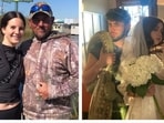 Lana Del Rey reacted to fan's Halloween post dressing up as her and husband Jeremy Dufrene.