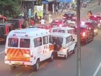 Kerala CM Pinarayi Vijayan's convoy met with an accident on Monday evening in Thiruvananthapuram Kerala CM Pinarayi Vijayan's convoy met with an accident on Monday evening in Thiruvananthapuram