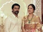 Actor Suriya talked about shifting to Mumbai with Jyothika and the kids. (ANI Photo)
