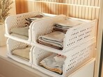 Keep your wardrobe clutter-free and organised with versatile, space-saving organisers for every item.